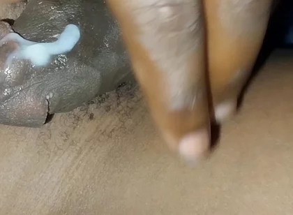 Virgin Asshole and Thick Cum on My Fat Cock