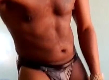 Hot Leather Jock Jerk off!