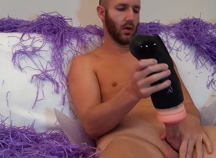 Twink Using Masturbating Machine