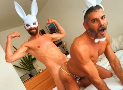 Easter Bunny Fuck with an Italian Hunk