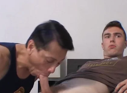 Straight Grady Goes Anal