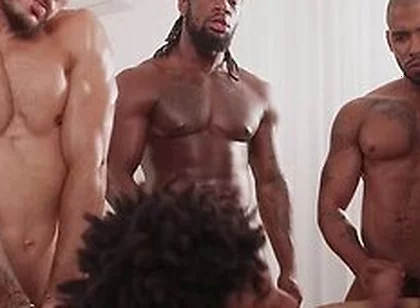 Markin Wolf And Andy Rodrigues In Ty Santanas Wildest Dreams Come True In An Explosive, Multi-cock Gangbang