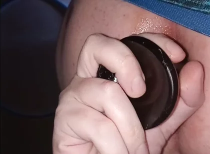 Stuffing My Hole with This BBC Dildo