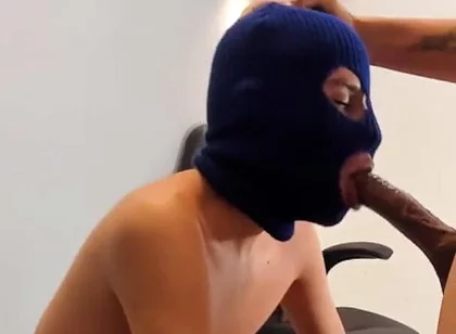 Submissive Colombian Twink Deepthroats Neighbor's Thick Cock