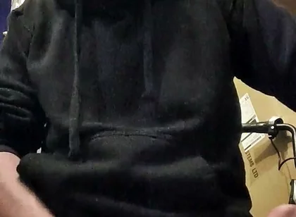 Wanking My Big Hard Dick and Smoking While Edging