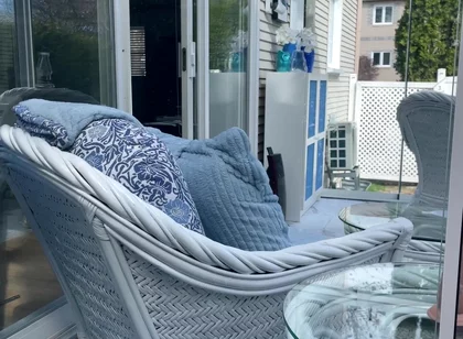 Hunk Stepdaddy Bear Naked Sunbathing in the Veranda 3