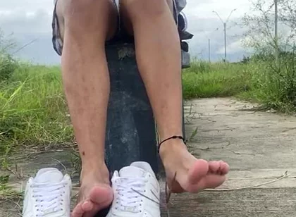 My Feet Are Your Religion. Pray with Your Mouth.