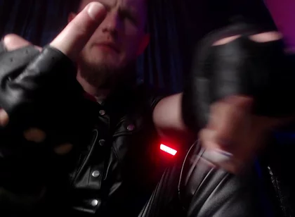 Alpha in Leather - Smoking Domination