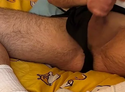 Lextalon Solo on the Bed - I Masturbate Watching Porn Until I Cum
