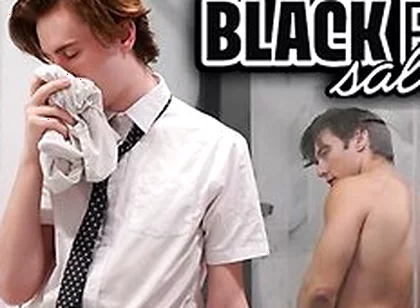 Skylar Finchh And Archie Paige - Missionary Boy Catches His Elder Sniffing His Boxers While Stroking His Cock