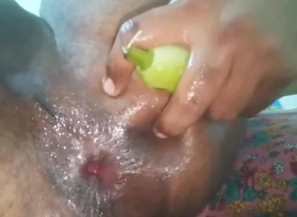 Sissy Gay Bitch Ass Fuck with Cucumber