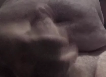 Handsome Mature Chubby with Big Fat Cock Masturbating Until I Cum a Lot in the Foreground for You Comments