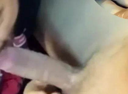 That Huge Cock Barely Fits in My Virgin Mouth!
