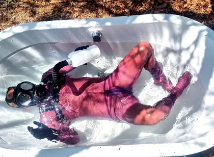 Purple Drone Bath Play Session