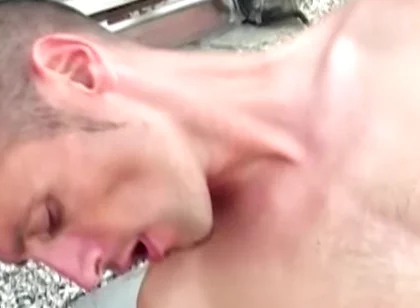 Bareback Rooftop Scene-4 Handsome Gay Man Enjoys His Neighbor's Ass on the Roof