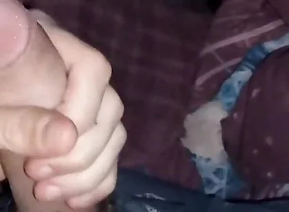 A Strong Erection at Night and a Little Masturbation!