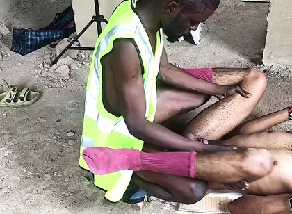 Village Boys From Cameroon Africans Were Film by Tourist Photographer Why Having Sex in an Uncompleted House