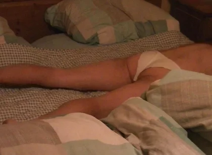 Bed Slip Hump Masturbation with Undress
