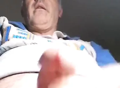 A Quick with Cumshot Just Got up From the Hot Bed