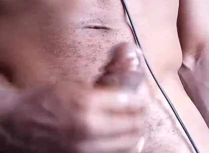 Stroking BBC Cum Ends up on the Floor