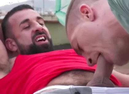 This Painfully Rooftop Anal Session Went So Filthy!
