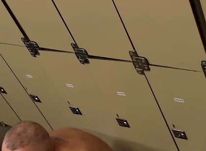 Stepdaddy Caught Fucking a Jock in the Locker Room