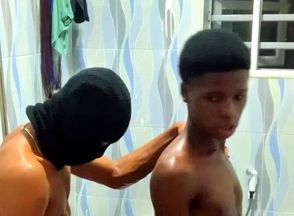 Young Boy Got Fucked in..bathroom, Livingroom and Kitchen