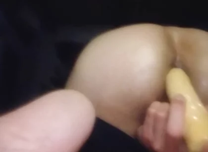 Anal Masturbation with Dildo
