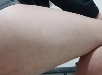 Showing My Fat Ass in Shorts
