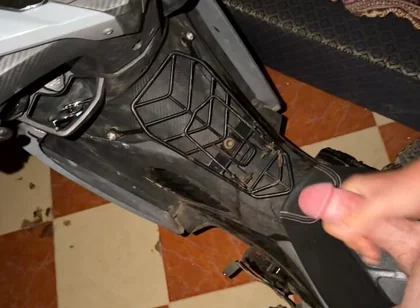 Cum of My Bike