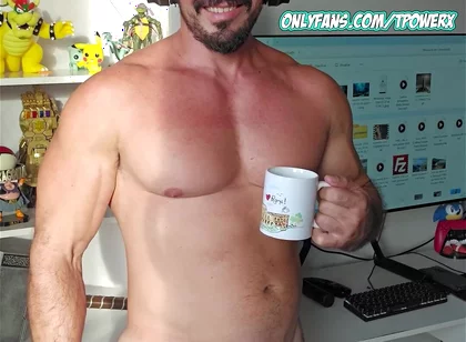 Gamer Guy with a Big Cock