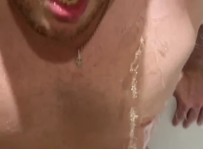 Pissed All Over His Chest