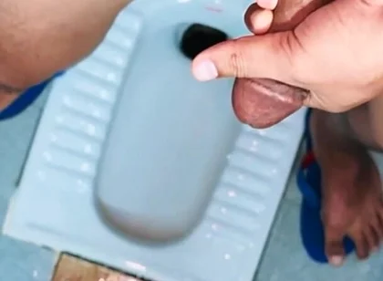 Desi Village Boy Cum Desi Bathroom