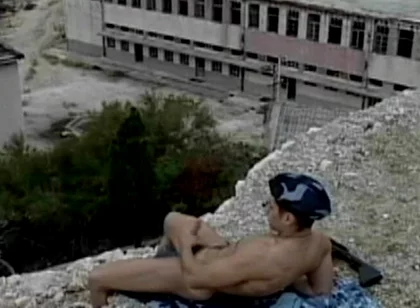 Young Muscular Soldier Strokes His Monster Cock Solo and Blasts a Massive Load