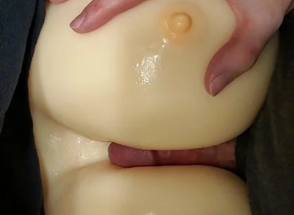 Titty Fucking My Big Tits Toy