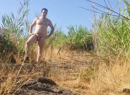 Naked Boy in Outdoor
