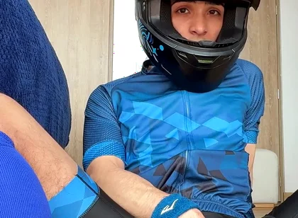 Suit Bike and Cum