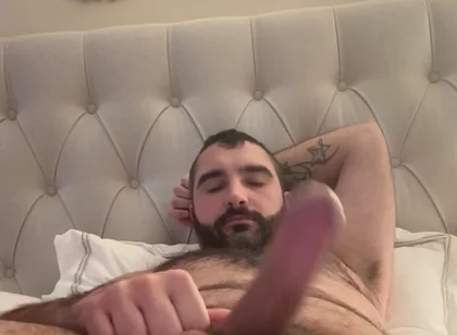 This Is How I Wake up Every Morning! Coffee in Bed While I Play with My Boner