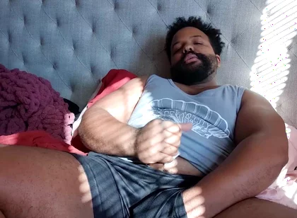 BBC Stepdaddy Cums with a Mini Vibrator in His Ass