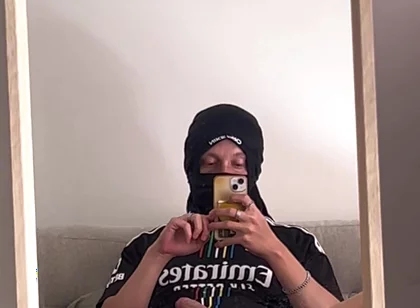 Horny Soccer Bro Shows His Big Cock and Feet with Pre Cum Leaking