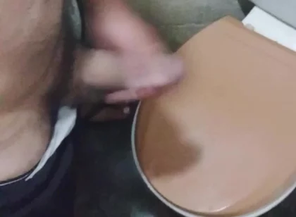 Cum in Bathroon