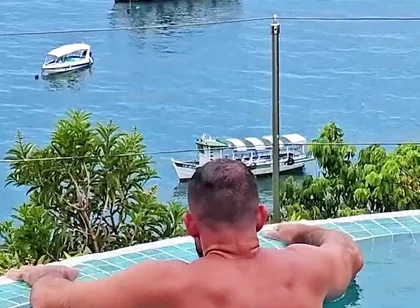 Swim Trunks Full of Dick