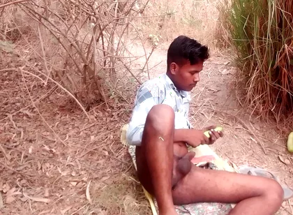 Desi Teen Boy Ass Fucking with a Big Cucumber Like as a Dildo Full HD Gay Sex Video