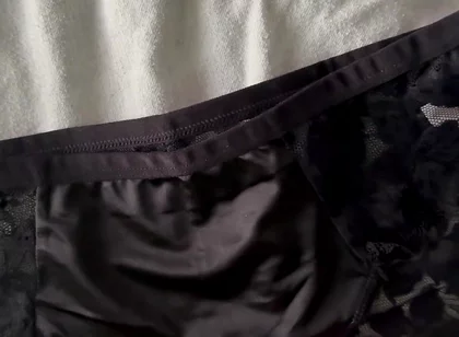 Cum on Wife’s Panties 13