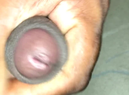 Masturbating
