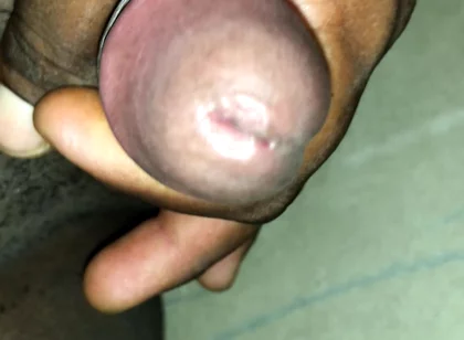 Masturbating