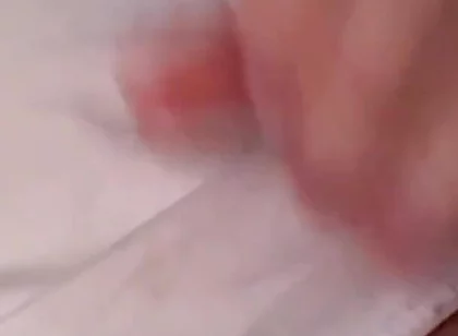 POV He’s Jerking off for You on a Video Call and Cumming Hard with Moans