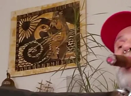 Cigardad on His Couch
