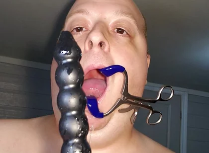 Mouth Spreader Deepthroat 3 Huge King Cock Dildo