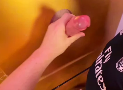 Xl Cock Double Blowjob at the Gloryhole